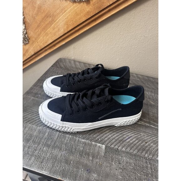Skechers Shoes - Skechers Street Trax Hi Washable Lace-Up Sneakers Black Womens Size 7